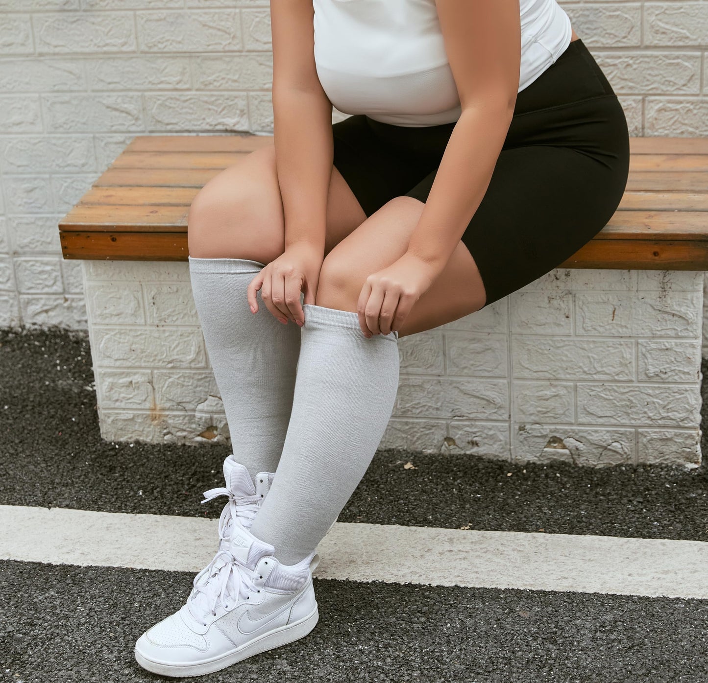 Solid Compression Socks