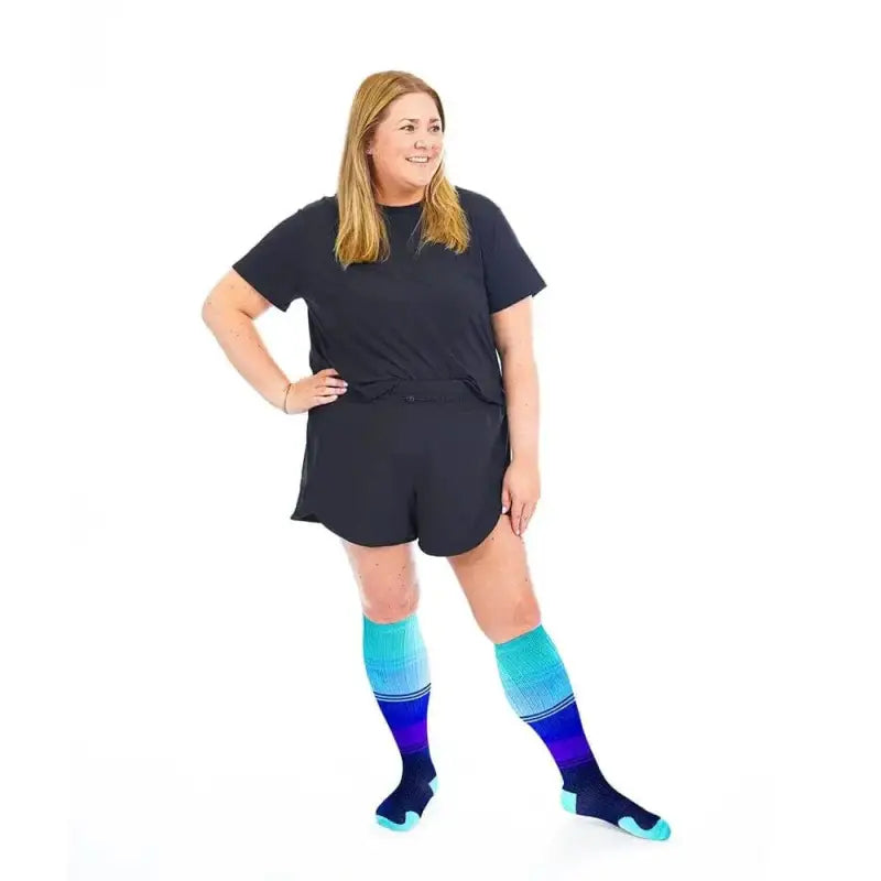 Wide Calf Compression Socks 4Pack
