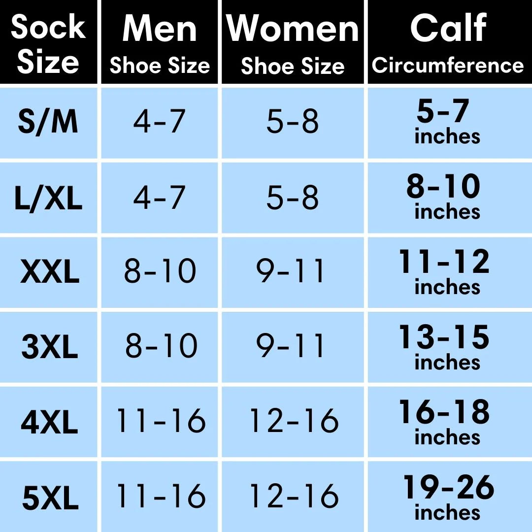 Wide Calf Compression Socks