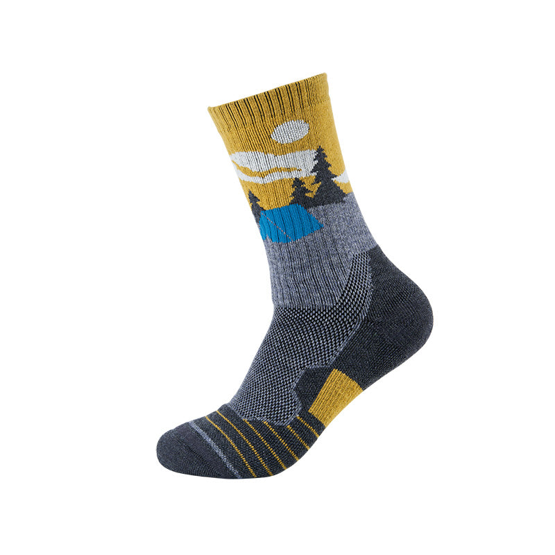 Light Cusion Merino Wool Crew Hike Sock