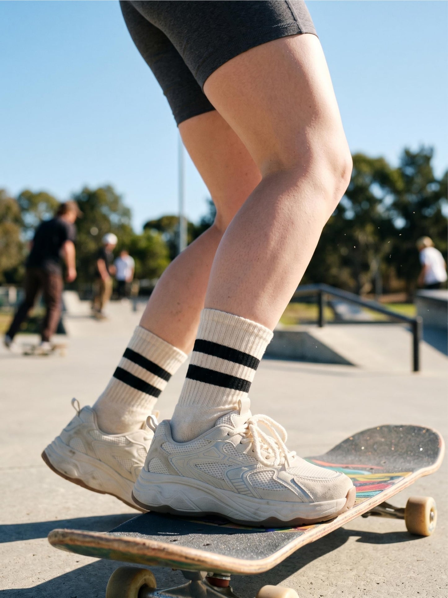 Fashion Crew Socks 4 Pack- Daily Classic