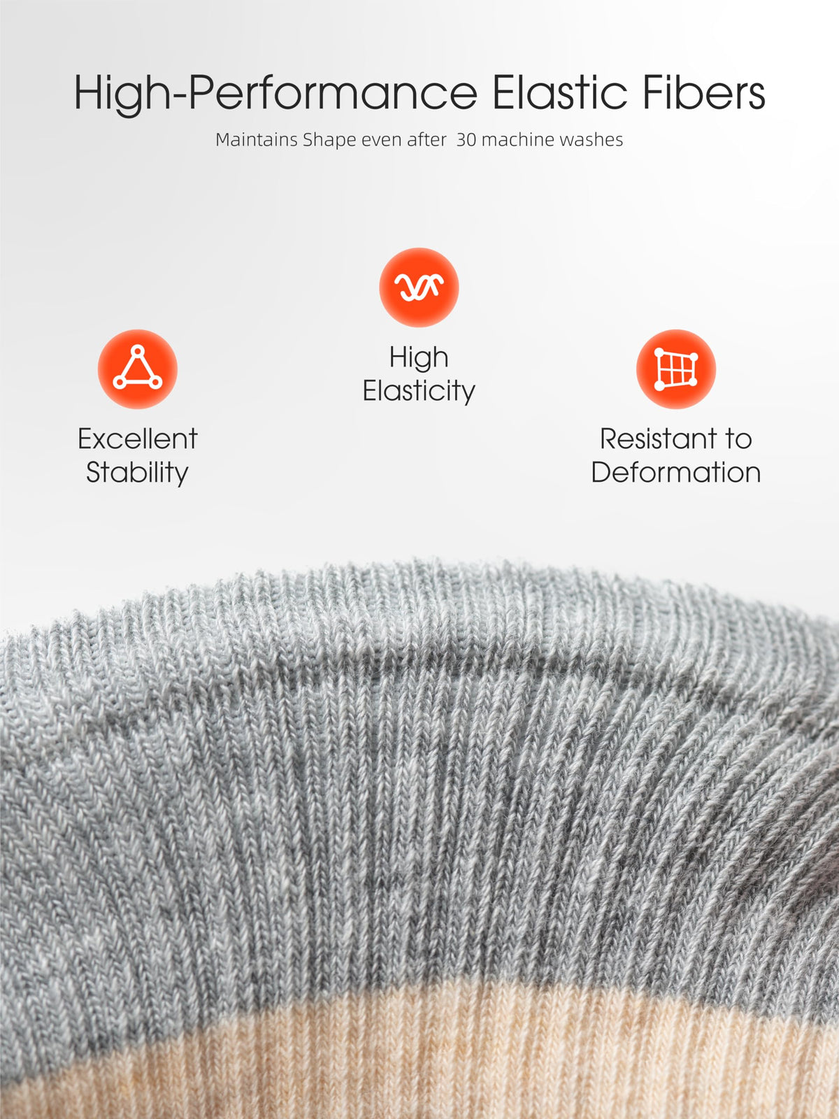 Fashion Crew Socks 4 Pack- Daily Classic