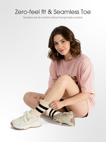 Fashion Crew Socks 4 Pack- Daily Classic