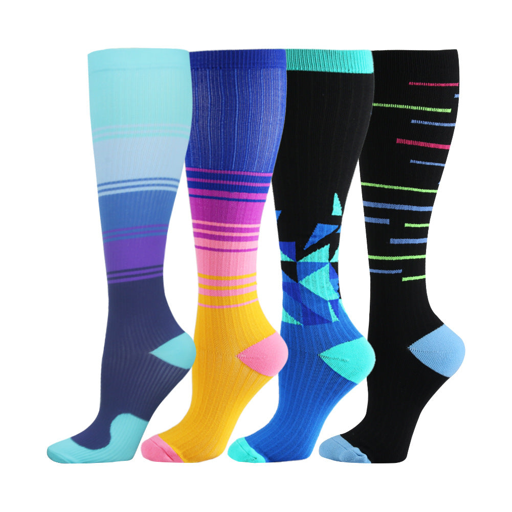 Wide Calf Compression Socks 4Pack